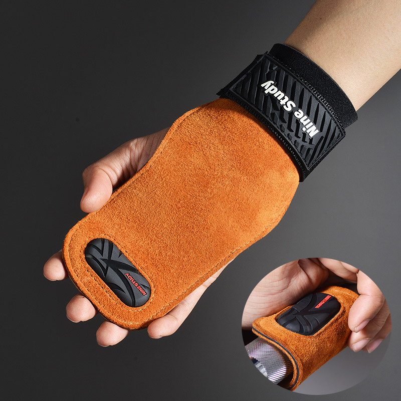 Crossfit Workout With Equipment - Sarung tangan olahraga kulit sapi, sarung