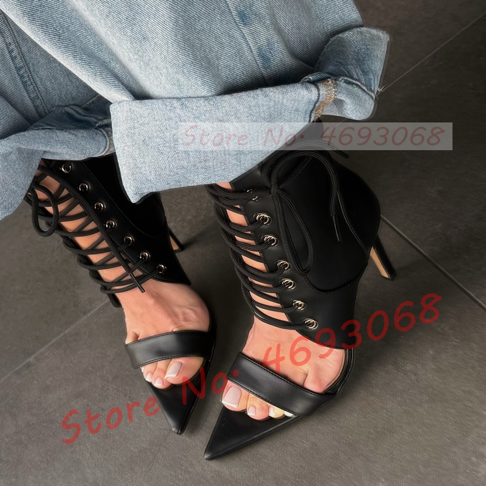Crossfit Lady - Sandal Hak Tinggi Wanita Model Pointy
