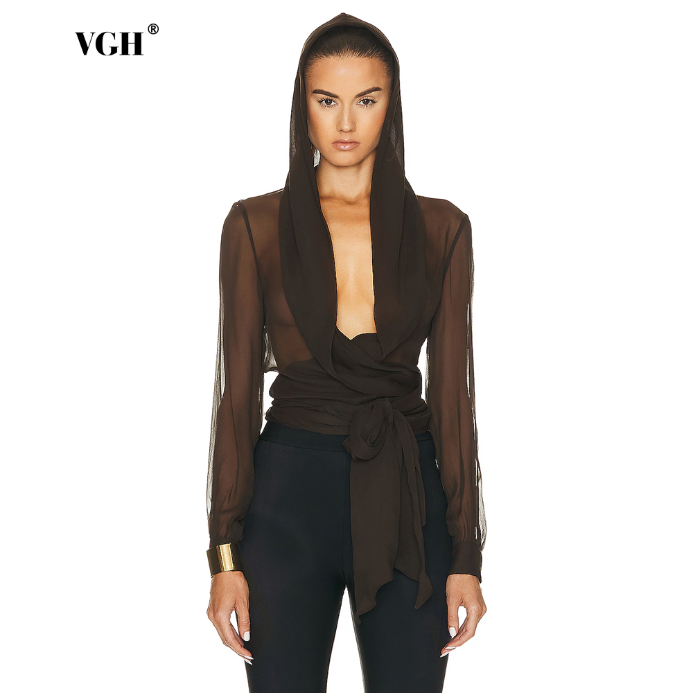 Blus Kain Tipis VGH Chic Coffe - Crossfit Event ulasan dan harga