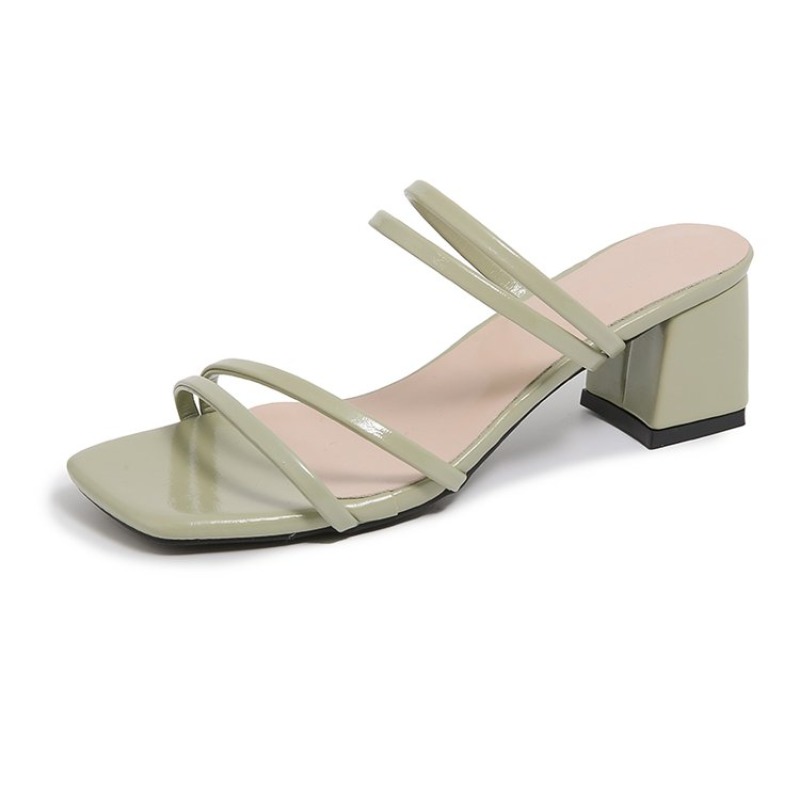 Sandal Wanita Hak Kotak Elegan - Crossfit Lady ulasan dan harga