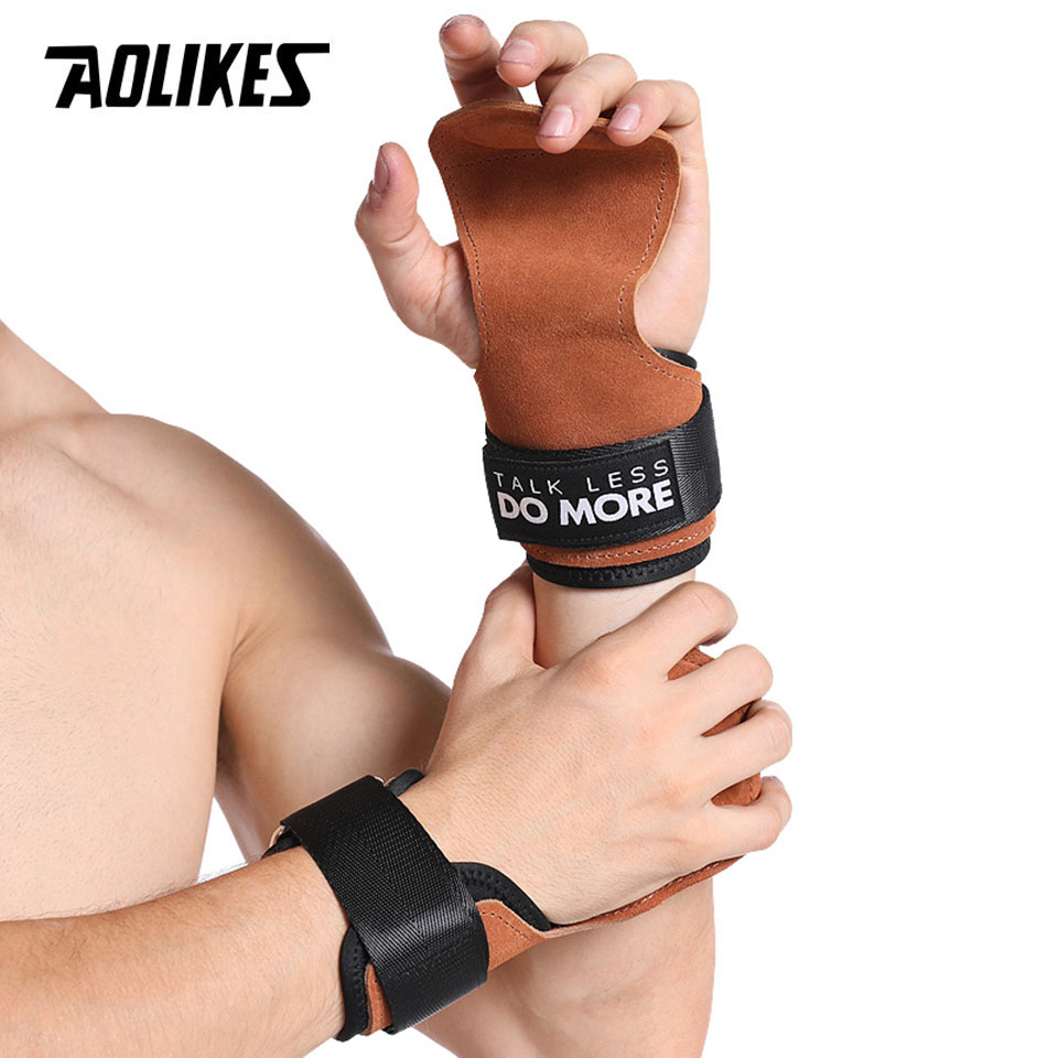 AOLIKES sarung tangan kulit sa - Crossfit Workout With Equipment ulasan dan harga
