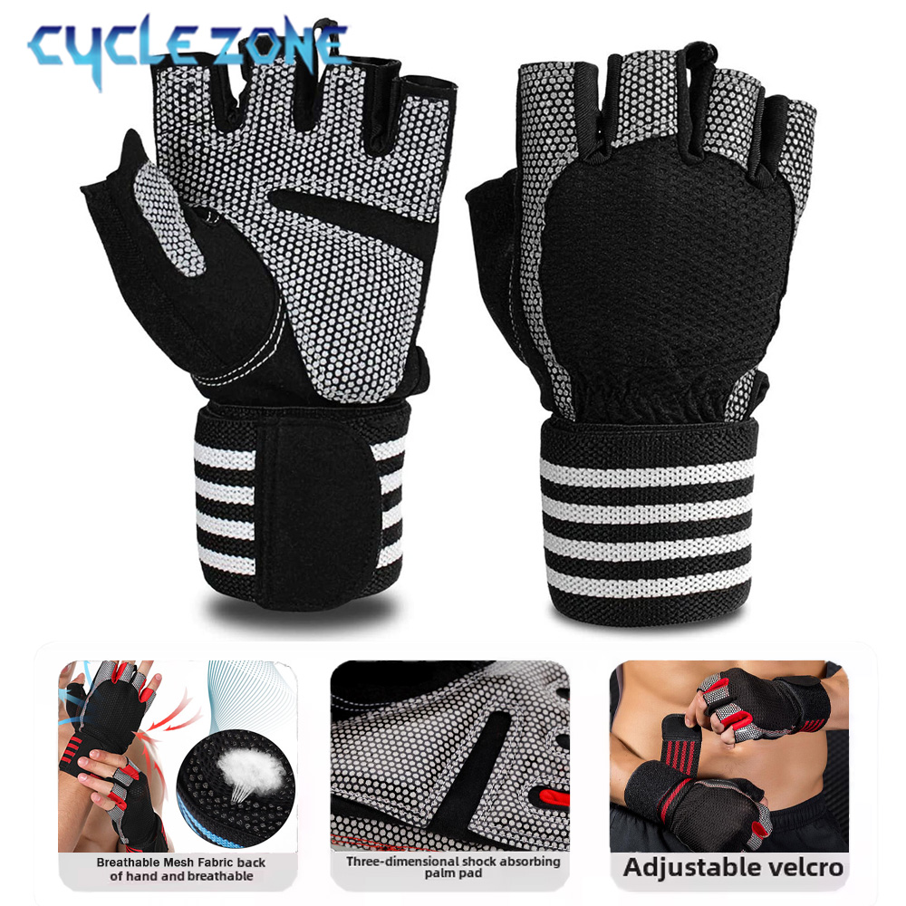 1 Pasang Sarung Tangan Fitness - Crossfit Workout With Equipment ulasan dan harga