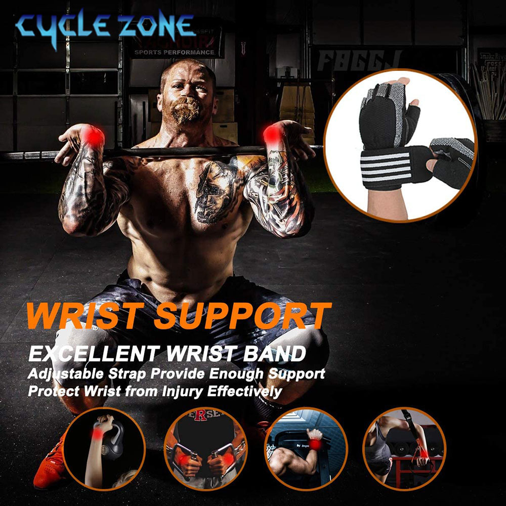 1 Pasang Sarung Tangan Fitness - Crossfit Workout With Equipment ulasan dan harga